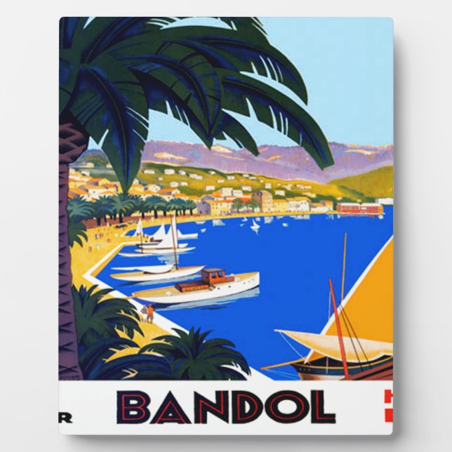 Placa Expositora Viaje en la Costa Azul (Frente)