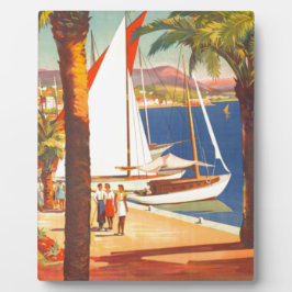 Placa Expositora Viaje francés en la Costa Azul