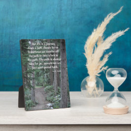 Placa Expositora Viaje por el camino