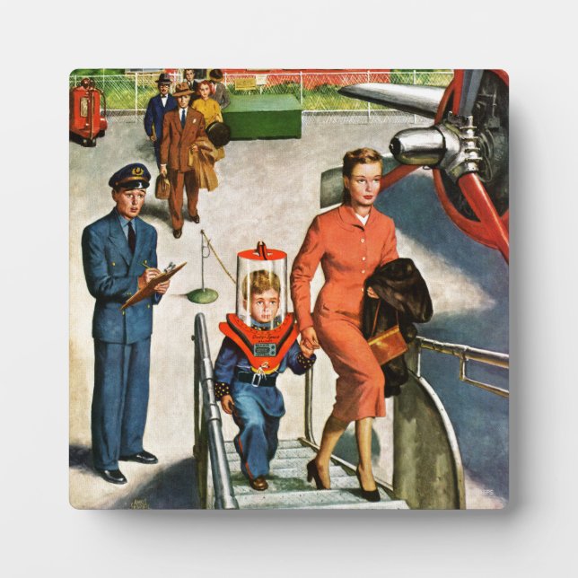 Placa Expositora Viajero espacial (Frente)