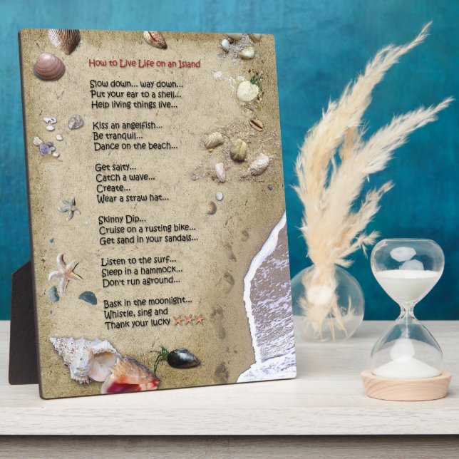 Placa Expositora Vida en la isla (Lado)