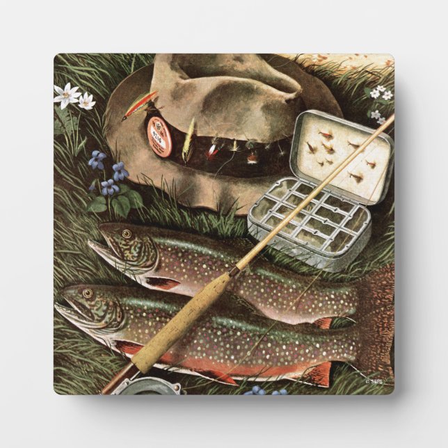 Placa Expositora Vida útil de pesca (Frente)