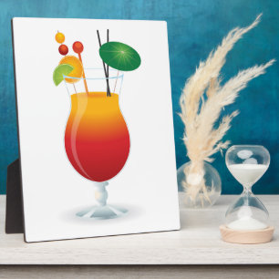 PLACA EXPOSITORA VIDRIO DE COCKTAIL