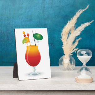PLACA EXPOSITORA VIDRIO DE COCKTAIL