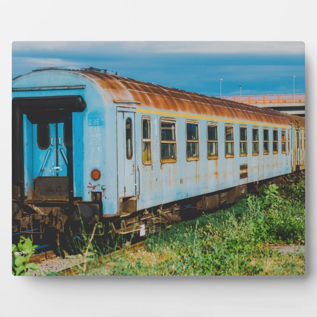 Placa Expositora Viejo tren (Frente)