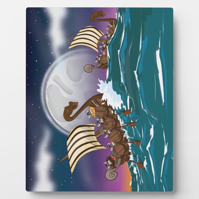 Placa Expositora Viking Invasion Fleet (Frente)