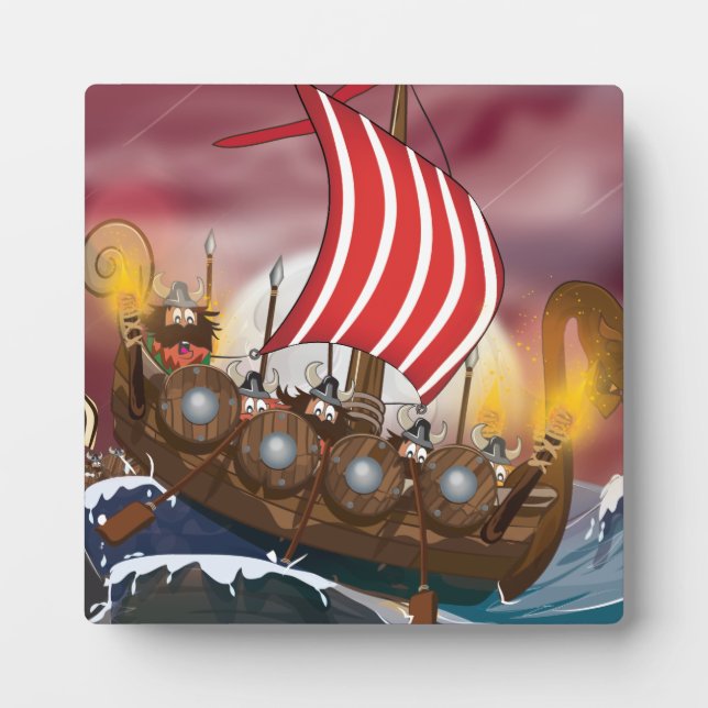 Placa Expositora Viking Invasion Fleet (Frente)