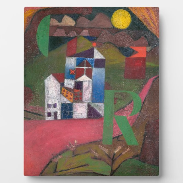 Placa Expositora Villa R | Paul Klee | (Frente)