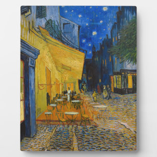 Placa Expositora Vincent van Gogh - Cafe Terrace de noche