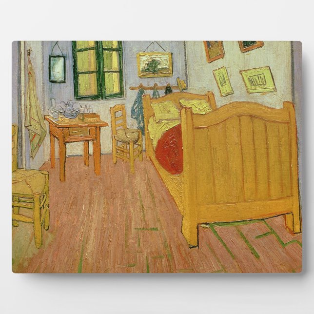Placa Expositora Vincent van Gogh | El dormitorio, 1888 (Frente)