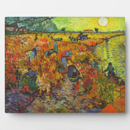 Placa Expositora Vincent van Gogh - El Viñedo Rojo