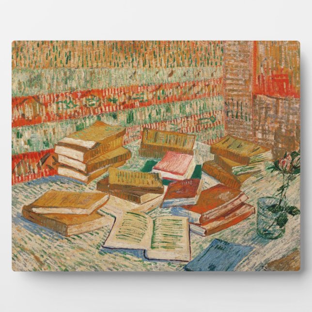 Placa Expositora Vincent van Gogh | Los Libros Amarillos, 1887 (Frente)