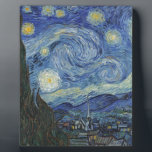 Placa Expositora Vincent van Gogh | Noche estrellada, junio de 1889<br><div class="desc">VAN GOGH->Post-Impresionista, estrellas, estrellas, noctámbulos, paisajes, aspiración a iglesia, luna, luna, árbol, cielo, cósmico, St, Remy, Provenza, francés, Saint-Remy, Post-Impresionismo, icónico\\La noche estrellada, junio de 1889 (petróleo sobre lienzo), Gogh, Vincent van (18553-99 0) / Museo de Arte Moderno, Nueva York, EE.UU. / Biblioteca de Arte Bridgeman | Número de colección...</div>