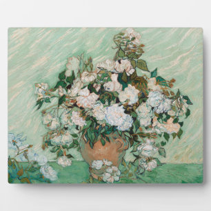 Placa Expositora Vincent van Gogh   Rosas, 1890