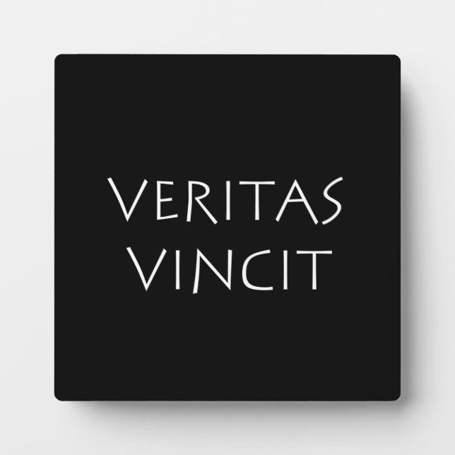 Placa Expositora Vincit de Veritas (Frente)
