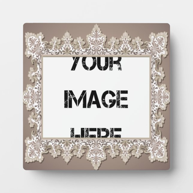 Placa Expositora Vintage Lace Art Plaque (Frente)