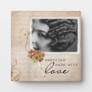 Placa Expositora Vintage Recuerdos Art Plaque