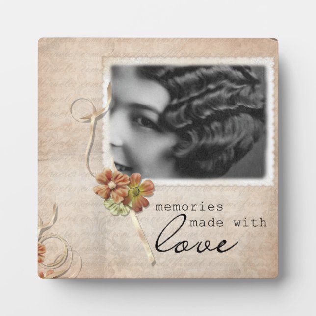 Placa Expositora Vintage Recuerdos Art Plaque (Frente)