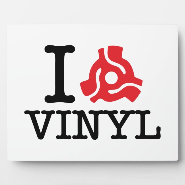 Placa Expositora Vinyl adaptador I 45 (Frente)