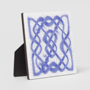 Placa Expositora VIOLET CELTIC KNOT Plaque de madera