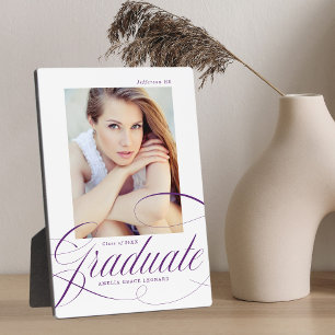 Placa Expositora Violeta Eloquence Graduation Photo