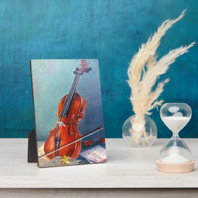 Placa Expositora Violín/Violín (Lado)