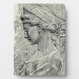 Placa Expositora Virgen de Santa Cecilia y mártir