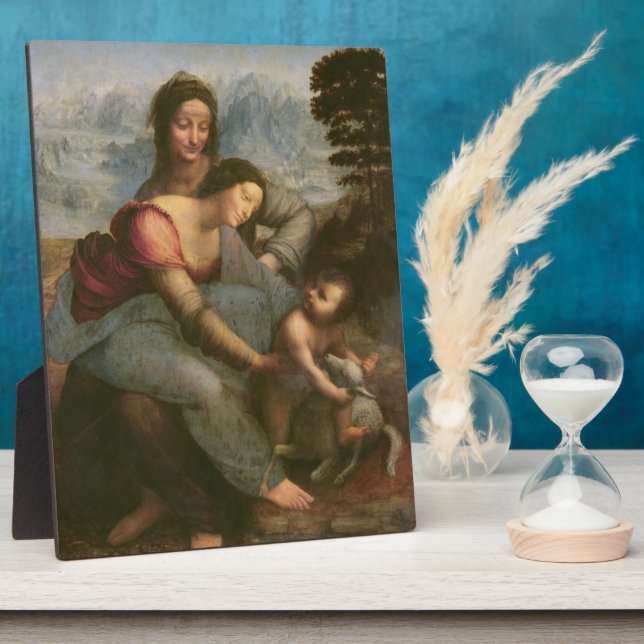 Placa Expositora Virgin and Child with St. Anne, c.1510 (Lado)