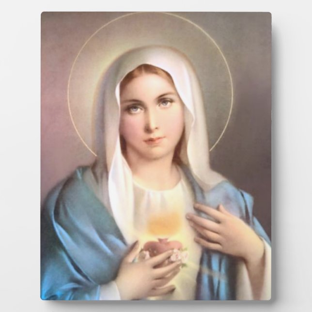 PLACA EXPOSITORA VIRGIN MARY (Frente)