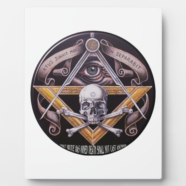 Placa Expositora Virtud Masónica (Frente)