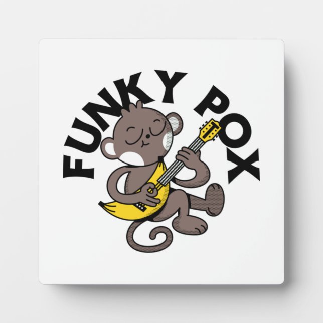 Placa Expositora Viruela del Mono Funky Pox  (Frente)