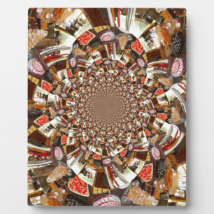 Placa Expositora Visión psicodélica de Brown Hues