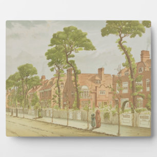 Placa Expositora Vista de Bedford Park, 1882 (color litho)