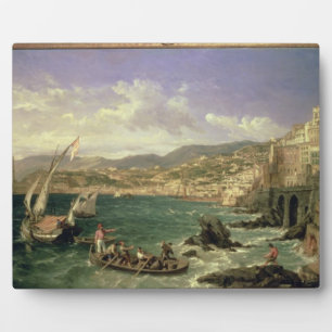 Placa Expositora Vista de Génova, 1854 (aceite sobre lienzo)