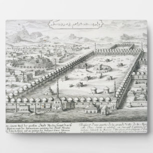 Placa Expositora Vista de La Meca, de 'Entwurf einer historischen A