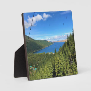 Placa Expositora Vista del lago Wallowa, Oregón