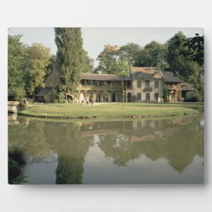 Placa Expositora Vista del Petit Hameau, 1782-85 (foto)