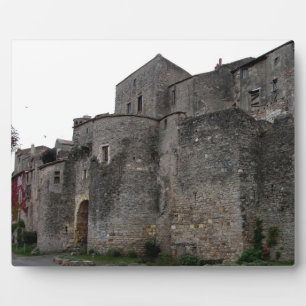 Placa Expositora Vista del pueblo fortificado (foto) 2