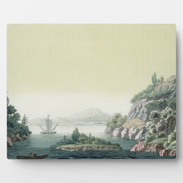 Placa Expositora Vista del río Potomac cerca del Monte Vernon (colo (Frente)