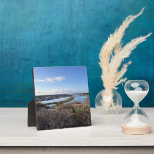 Placa Expositora Vista desde Castaways Park, Newport Beach, CA