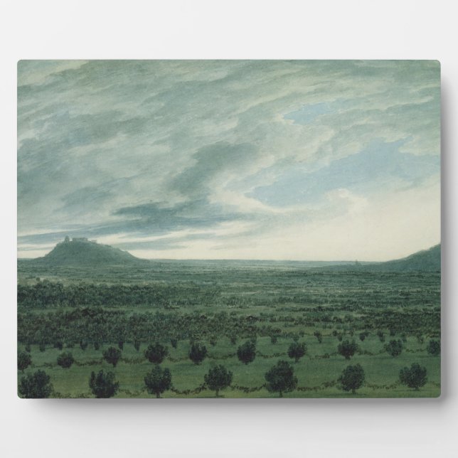 Placa Expositora Vista desde Mirabella, c.1782 (Frente)