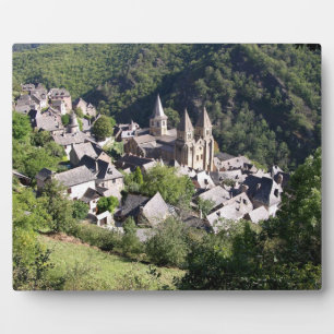 Placa Expositora Vistas al pueblo y a la iglesia de San Foy (foto