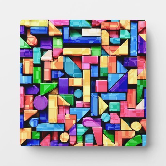 Placa Expositora Vivid Geometric Flow (Frente)