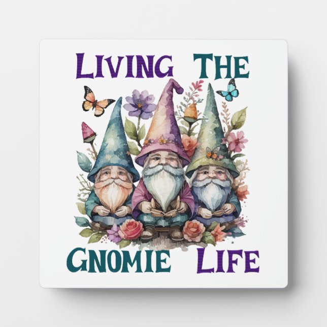 Placa Expositora Viviendo La Vida De Gnome (Frente)