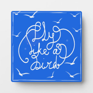 Placa Expositora Volar como un pájaro