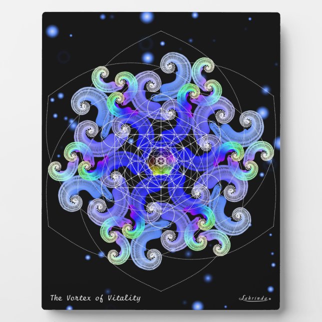 Placa Expositora Vórtex de la vitalidad (Frente)