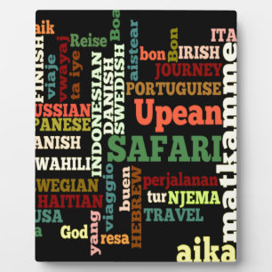 Placa Expositora Voyage hapanés del Safari Irlandés Bon