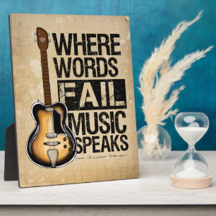 Placa Expositora Voz musical