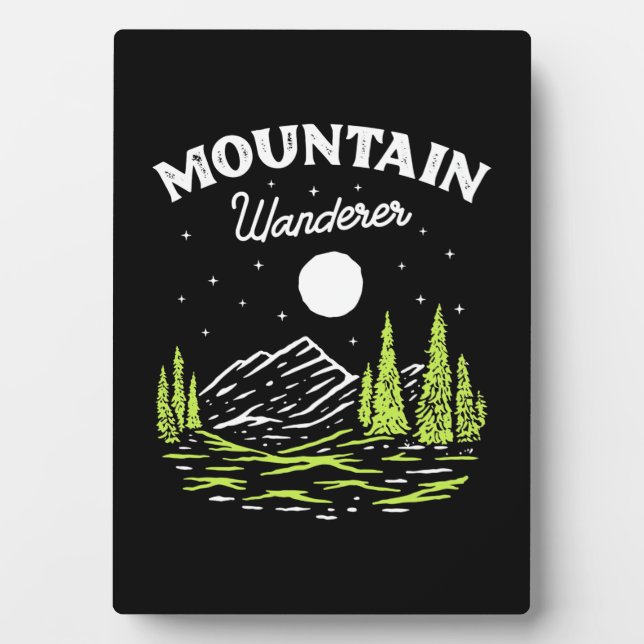 Placa Expositora Wanderer de la montaña (Frente)