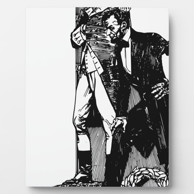 Placa Expositora washington lincoln (Frente)